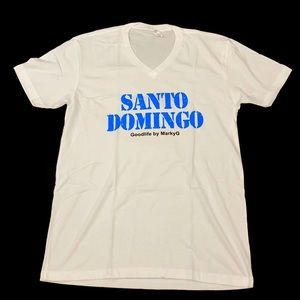 Marky G Vneck Santo Domingo graphic tee
